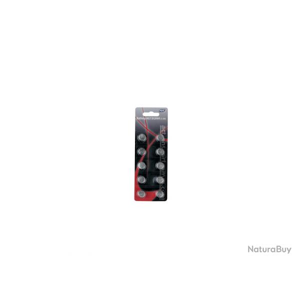 PILES 1.5V AG13 LR44 PACK DE 10 PCS