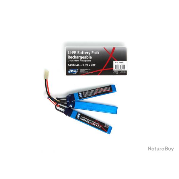 BATTERIE LI-FE 9.9V 1400MAH 3 STICKS