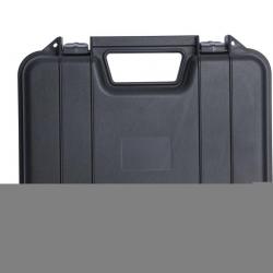 MALLETTE NOIRE PLASTIQUE 7X19X31CM