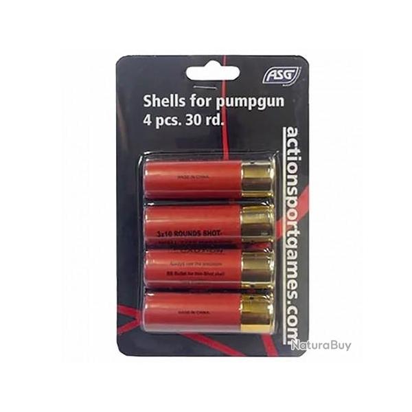 CARTOUCHES FUSIL A POMPE X 4