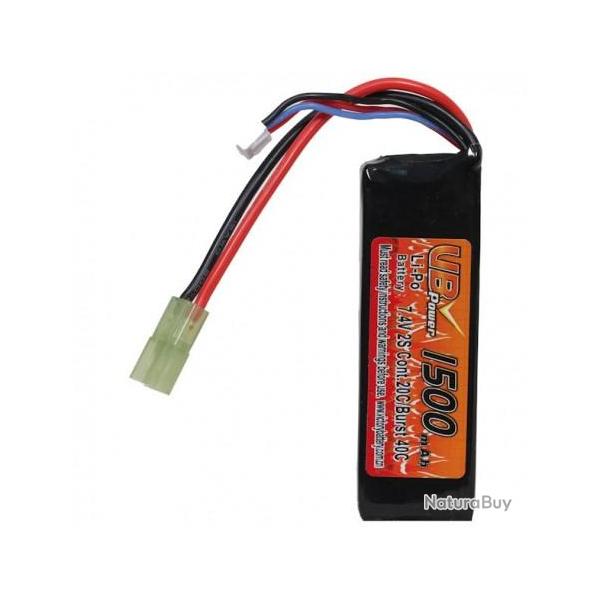 BATTERIE LI-PO 7.4V 1500MAH 1 STICK