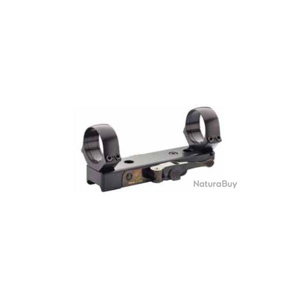 MONTAGE AMOVIBLE RAIL 22MM TACTICAL AVEC ANNEAUX 30MM H7.5MM