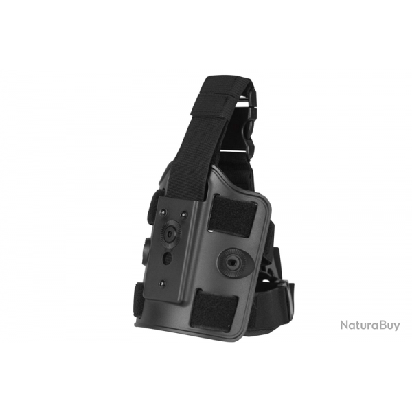 PLAQUE DE CUISSE TACTIQUE G3 NOIR