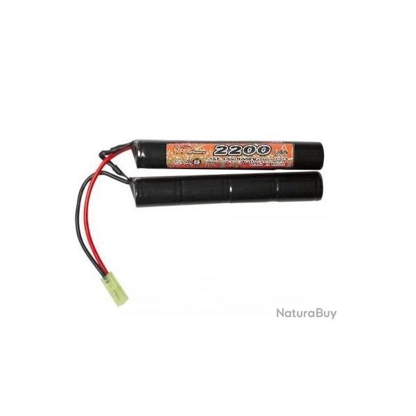 BATTERIE NIMH 9.6V 2200MAH 2 STICKS