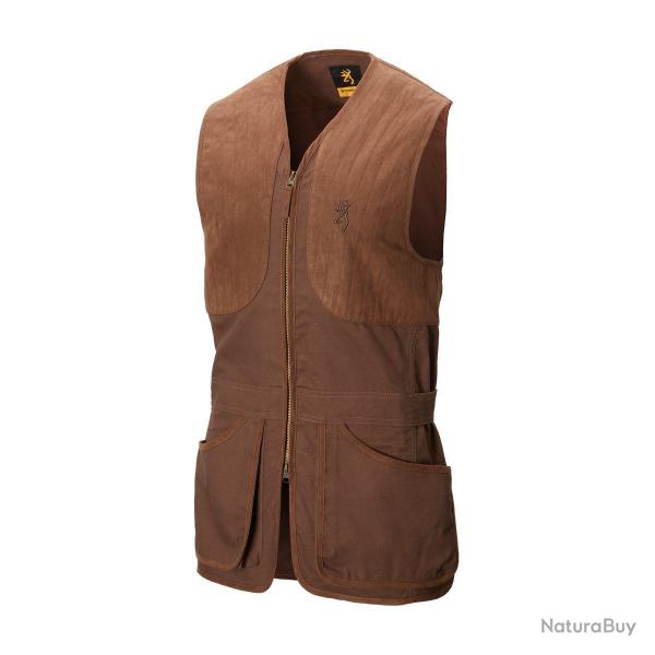 GILET ELITE MARRON FONCE2XL