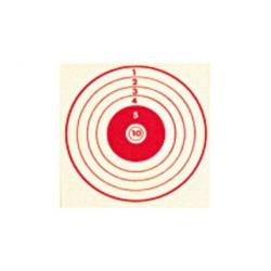 CIBLE 10X10 ROUGE X100