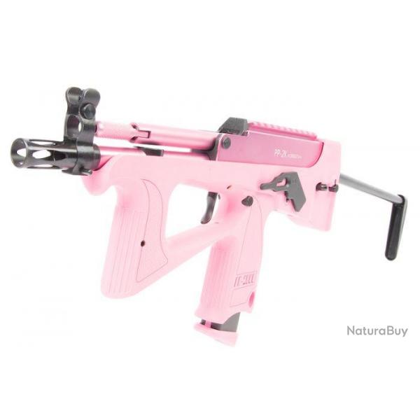 PISTOLET 6MM PP-2K ROSE AVEC CHARGEUR GAZ