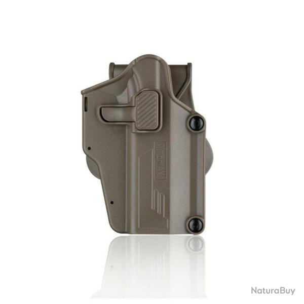 HOLSTER RIGIDE AMOMAX G2 UNIVERSEL TAN