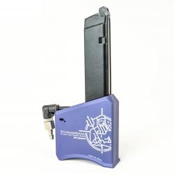 ADAPTATEUR HPA GBB CHARGEUR M4 BLEU