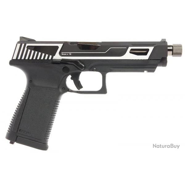 PISTOLET 6MM GTP9 MS SILVER CO2