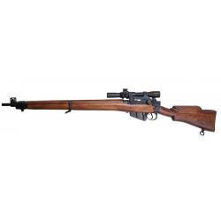 REPLIQUE LONGUE 6MM LEE ENFIELD NO 4 MK1 AVEC LUNETTE -