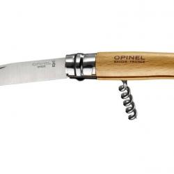 Couteau Opinel numéro 10 - décapsuleur tire-bouchon-OPINEL COUTEAU TIRE BOUCHON-DECAPSULEUR N°10
