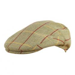 Casquette Jack Pyke plate Tweed vert clair-Casquette T60