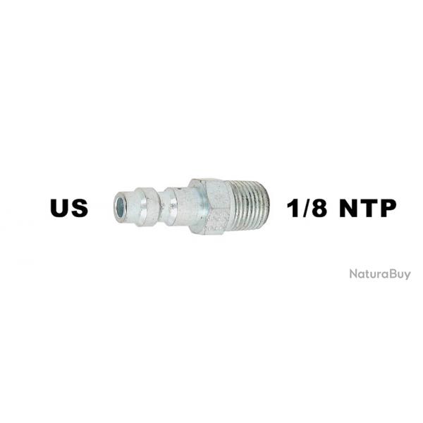 HPA / PCP male 1/8 NPT US type adapter