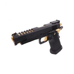 Réplique Hi-Capa 5.1 HX2701 full gaz GBB noir et or-REP GBB AW HX2701 5.1 BLACK/GOLD