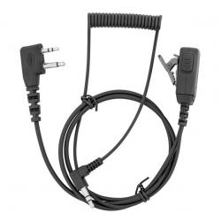 Câble de liaison Talkie G9 - Casque Peltor avec micro intégré.-Câble compatible G9 avec prise 2 pin 