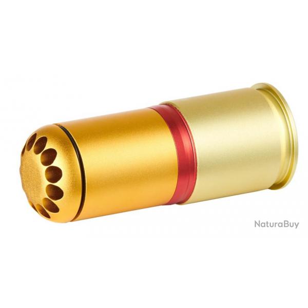 Grenade 40mm  gaz 120 BB's Or/Rouge/Orange-GRENADE BILLES LT - 40MM - OR/ROUGE/ORANGE - 120 RDS