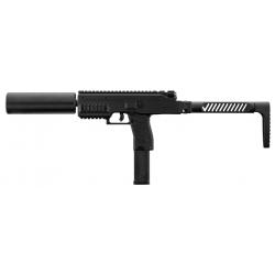 Réplique SMG VMP-1X Noire avec silencieux -Réplique SMG VMP-1X Noire avec silencieux 0.95J