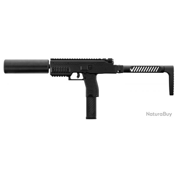 Rplique SMG VMP-1X Noire avec silencieux -Rplique SMG VMP-1X Noire avec silencieux 0.95J