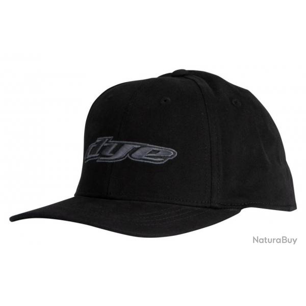 Casquette Dye Flex Curved avec marquage Dye sur le devant-L/XL Noir/Gris