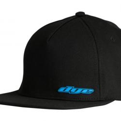Casquette Dye Hat LWR LFT FLEX Flat Bill-L/XL Noir/Cyan