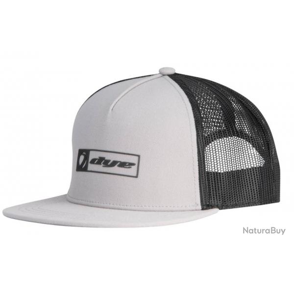 Casquette DYE Hat Squared Trucker Gris/Noir-Gris/Noir