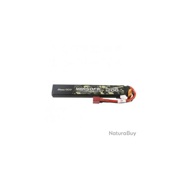 Batterie Lipo 2S 7.4V 1200mAh 25C 1 stick Genspow-7.4V 1200mAh 25C 1 lment T Plug