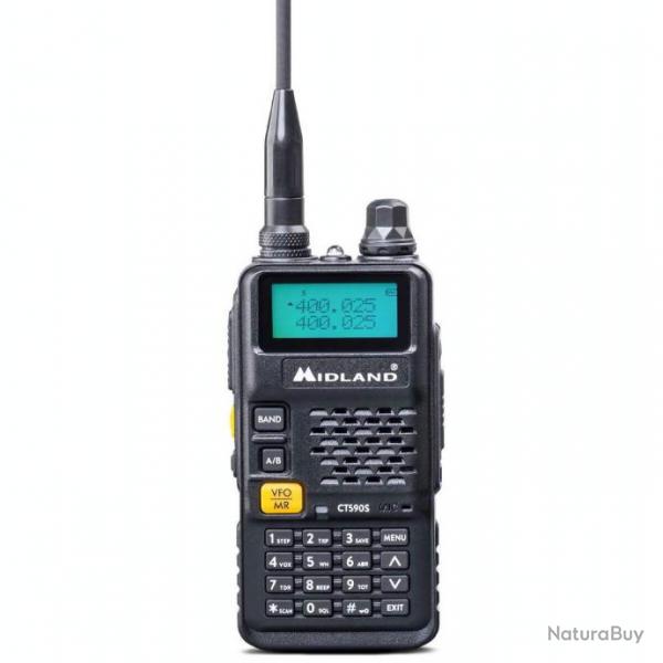 Radio Midland VHF/UHF CT590 S 5W-RADIO MIDLAND CT590 S VHF/UHF 5W