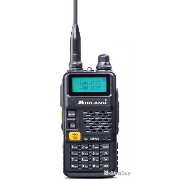 Midland VHF/UHF CT590 S 5W Radio-RADIO MIDLAND CT590 S VHF/UHF 5W