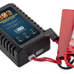 Chargeur de batterie BO3 LiPo 7,4V et 11,1V en sachet