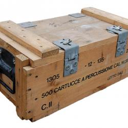 Caisse à munitions en bois de surplus-Caisse en bois