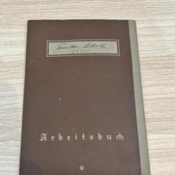 Livret Allemand équipement travail soldat Arbeitsbuch allemand WW WH Heer 1939/1945 (1)
