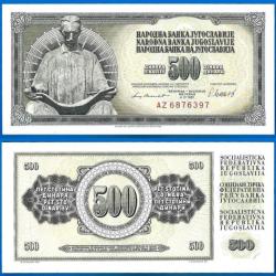 Yougoslavie 500 Dinars 1981 Neuf Billet Dinara