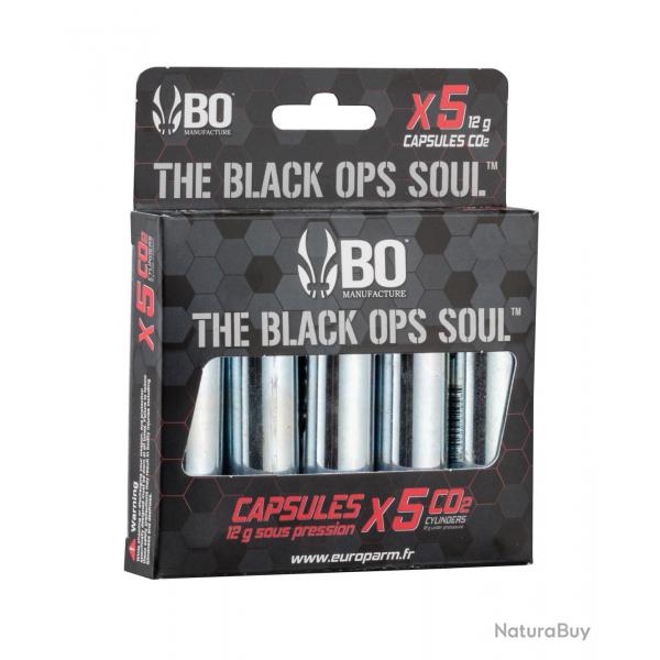 Lot de 5 - Cartouches CO2 12g - BO Manufacture