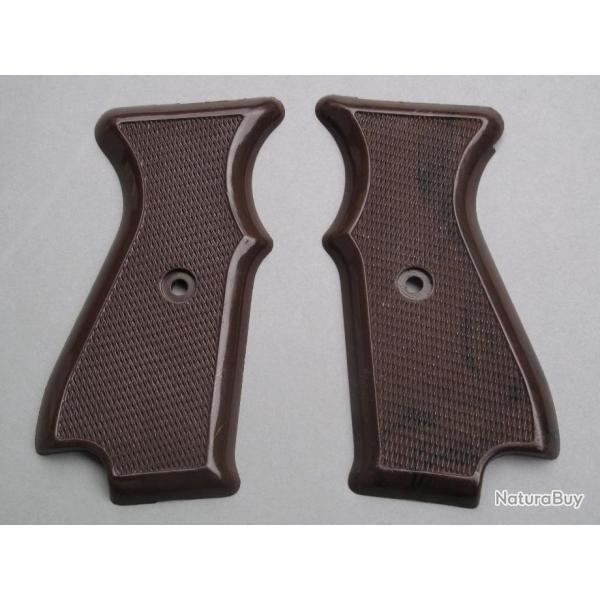 Plaquettes de crosse pour pistolet lance-fuses allemand SIGP2 (Geco ou Diana)