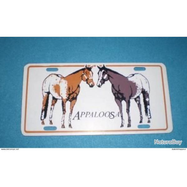 Plaques voitures U.S. APPALOOSA !