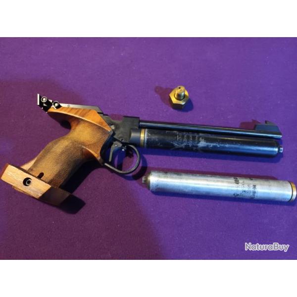 Pistolet de comptition Walther CP2 au CO2 calibre 4.5mm diabolo poigne droitier rglable