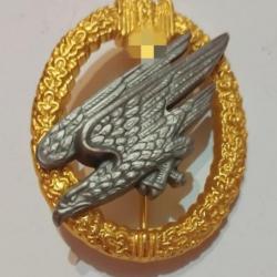 Insigne de parachutiste Wehrmacht WW2 avec marquage CE Juncker REPRODUCTION