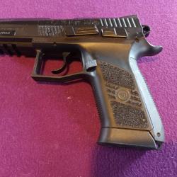 Pistolet ASG CZ75 P07 full métal à billes acier 4.5mm à CO2 12g BLOW BACK