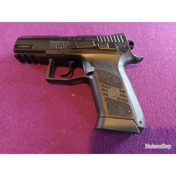 Pistolet ASG CZ75 P07 full mtal  billes acier 4.5mm  CO2 12g BLOW BACK