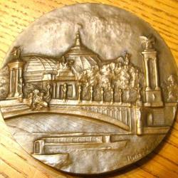 TB - MEDAILLE EN BRONZE DE L'EXPOSITION PHILATELIQUE INTERNATIONALE 1975 (ARPHILA 75 - PARIS -