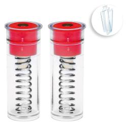 Paire de douilles amortisseur plastique vendue sous blister - calibre 20