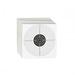 CIBLE 14X14 MARQUAGE NOIR AVEC SCORE X100