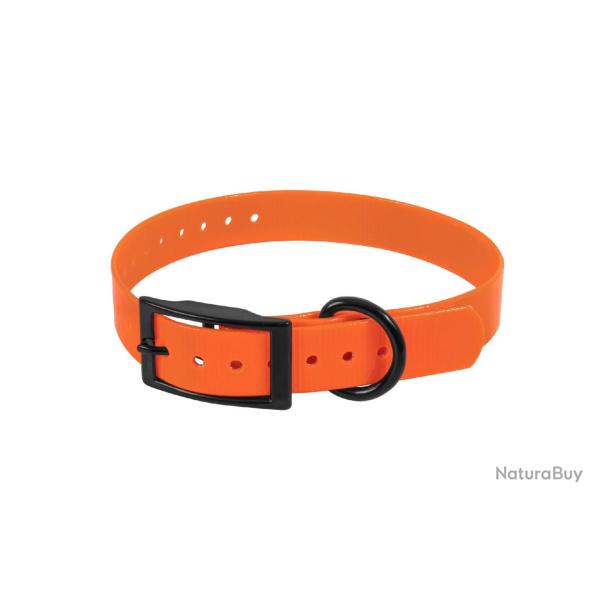 SANGLE POUR COLLIER ELECTRONIQUE 650X25X2,6MM ORANGE