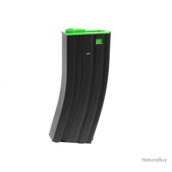 CHARGEUR AEG 300 CPS M4 METAL NOIR/VERT