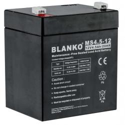 Batterie rechargeable MS4,5-12 12 volts pour agrainoir gamme feeder-Batterie MS4 12 volts - 4,5 Ah