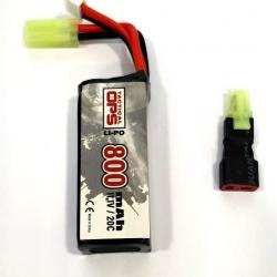Batterie LiPo 11,1v 800mAh Peq (Tactical Ops)