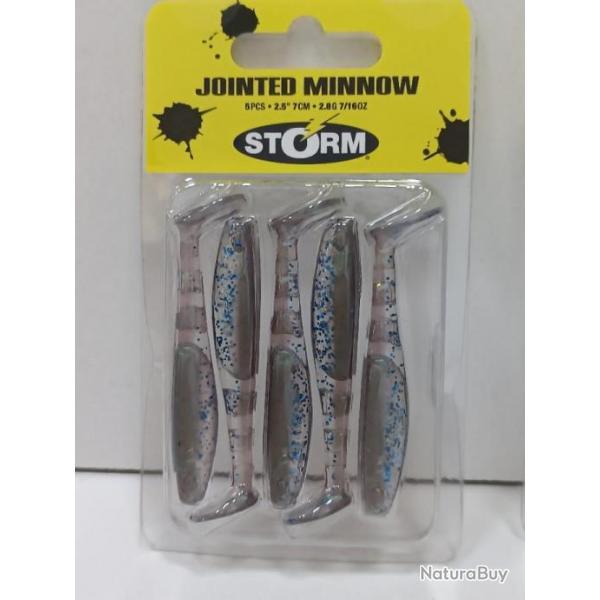 !! STORM JOINTED MINNOW "ELECTRIC SMELT" 7 CM 2.8GRS !!