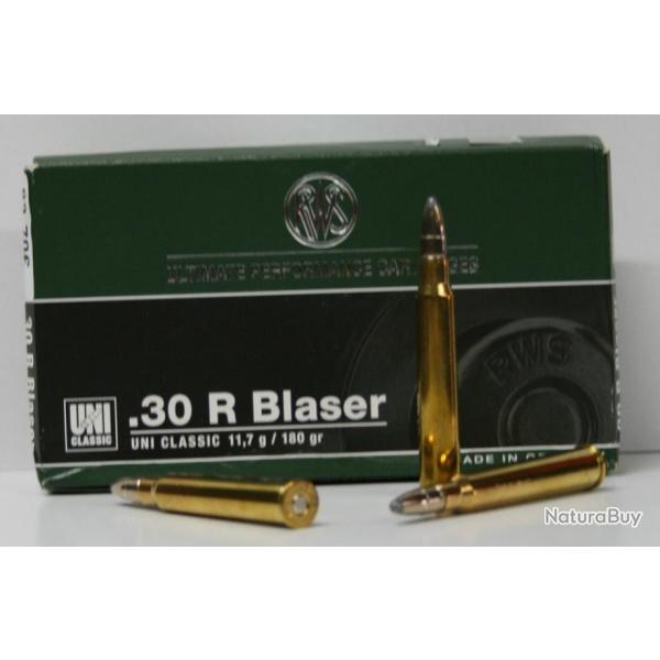 MUNITIONS RWS UNI 180GR CAL. 30R X 20