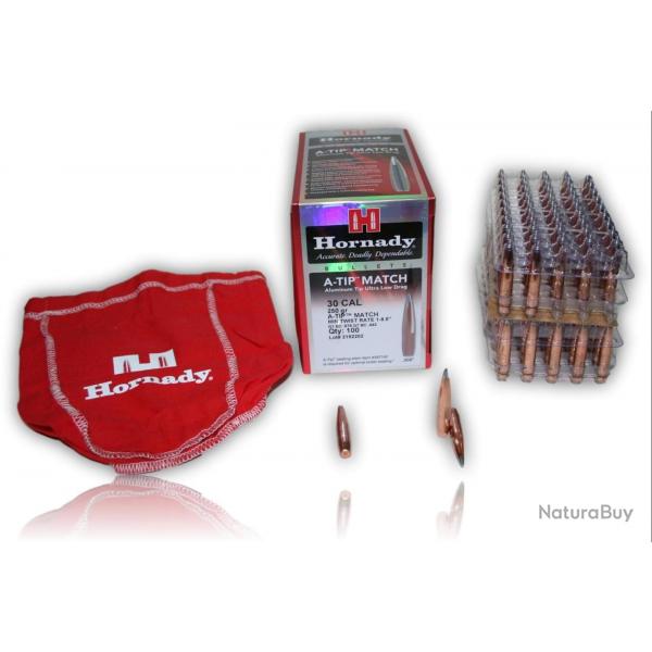 OGIVE HORNADY 3092 CAL. 30 308 250GR A-TIP MATCH X100